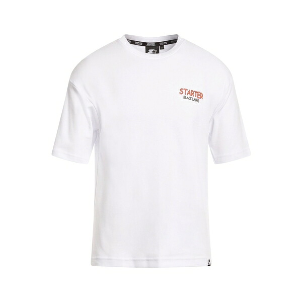 【送料無料】 スターター メンズ Tシャツ トップス T-shirts White|asty