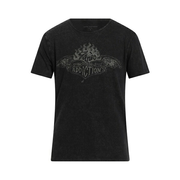 【送料無料】 ジョンバルベイトス メンズ Tシャツ トップス T-shirts Black