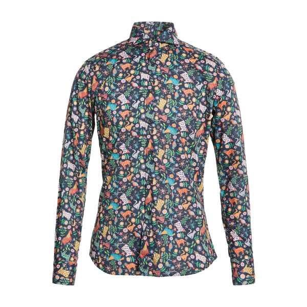 【送料無料】 ザカス メンズ シャツ トップス Shirts Blue｜asty