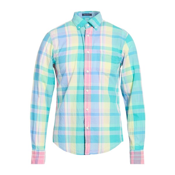 【貨物輸送無料】 ガント メンズ プルオーバー トップス Shirts Azure