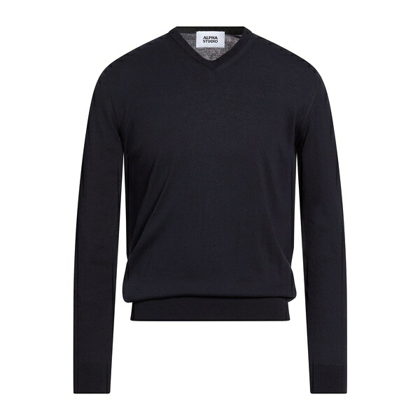 【送料無料】 アルファス テューディオ メンズ ニット&セーター アウター Sweaters Blue