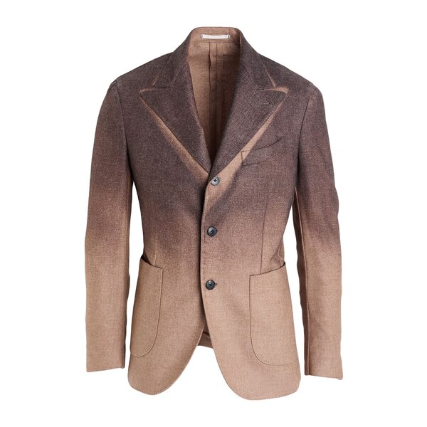 【送料無料】 ガブリエレ パジーニ メンズ ジャケット＆ブルゾン アウター Blazers Brown