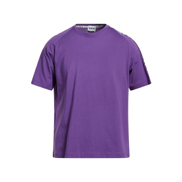 【送料無料】 ヴェルナ メンズ Tシャツ トップス T-shirts Purple