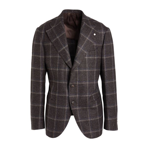 【送料無料】 ルイジ・ビアンキ・マントヴァ メンズ ジャケット＆ブルゾン アウター Blazers Brown