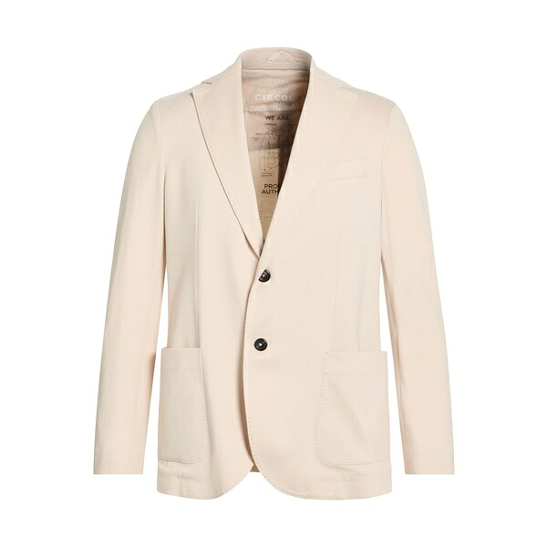 【送料無料】 チルコロ1901 メンズ ジャケット＆ブルゾン アウター Blazers Beige