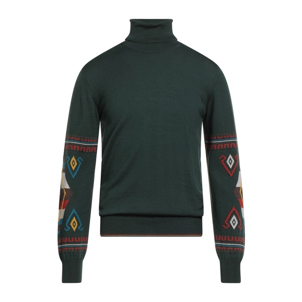 【貨物輸送無料】 シリング メンズ 編み物\u0026スウェーター アウター Turtlenecks Green