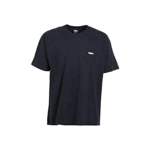 【送料無料】 オベイ メンズ Tシャツ トップス T-shirts Black