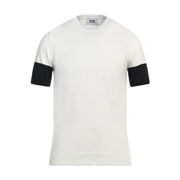 【送料無料】 アルファス テューディオ メンズ ニット&セーター アウター Sweaters White