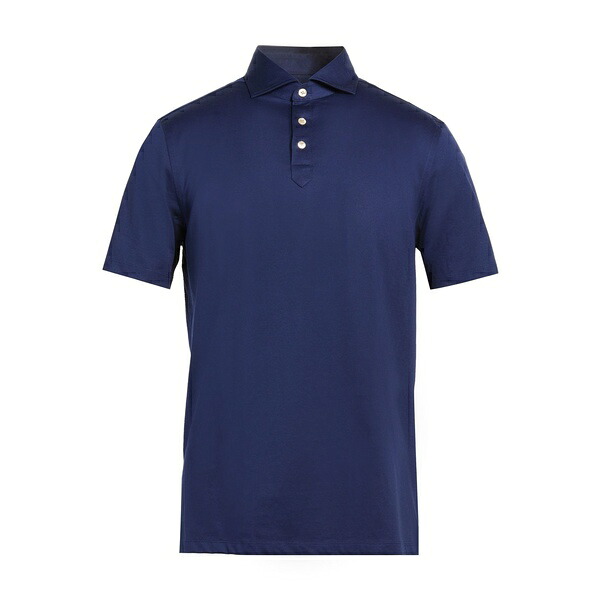 【貨物輸送無料】 ボリオリ メンズ ティーシャツ トップス Polo shirts Blue トップス-Tシャツ・カットソー-メンズファッション