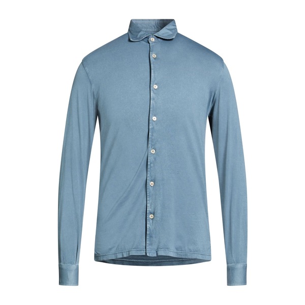【送料無料】 フェデーリ メンズ シャツ トップス Shirts Blue