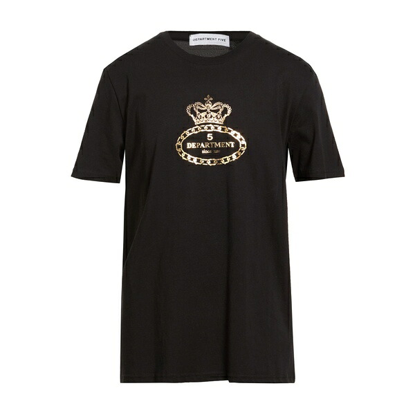【送料無料】 デパートメントファイブ メンズ Tシャツ トップス T-shirts Black