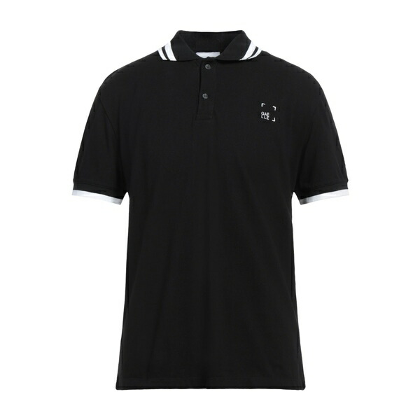 【送料無料】 ガレパリ メンズ Tシャツ トップス Polo shirts Black