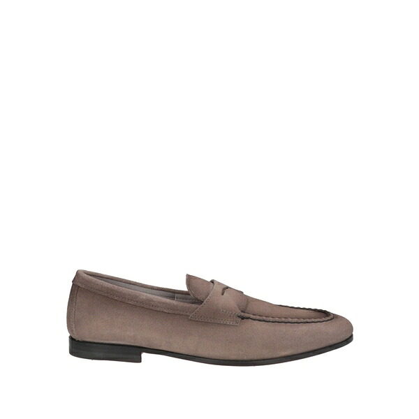 【送料無料】 サントーニ メンズ スリッポン・ローファー シューズ Loafers Grey|asty