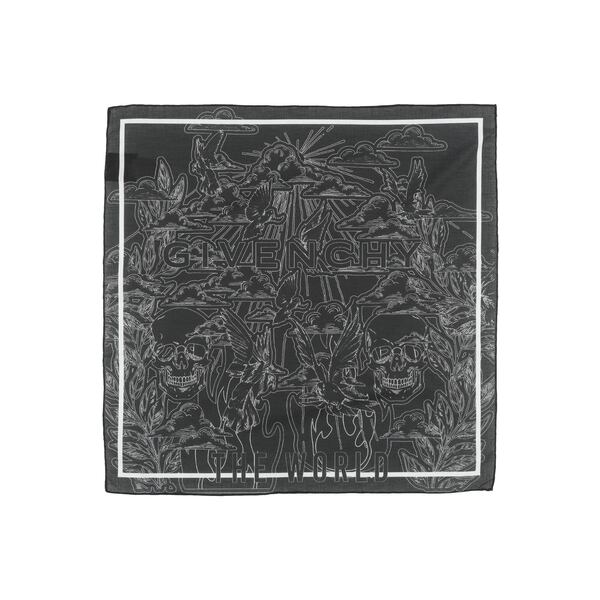 【送料無料】 ジバンシー メンズ マフラー・ストール・スカーフ アクセサリー Scarves Black