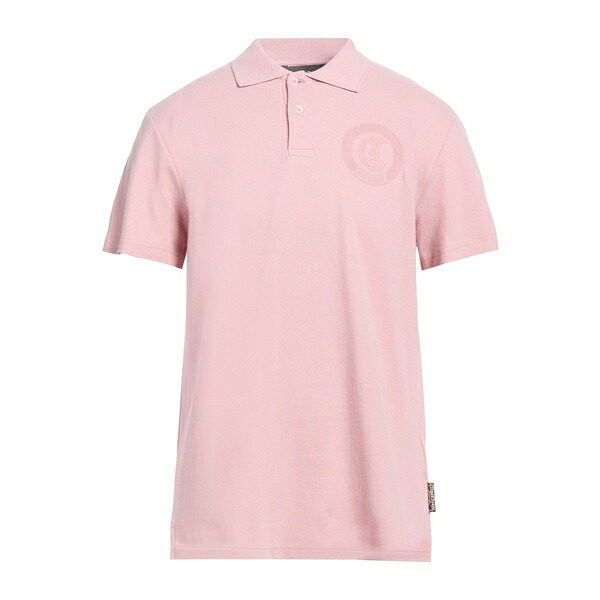 【送料無料】 ロベルトカヴァリ メンズ Tシャツ トップス Polo shirts Pink