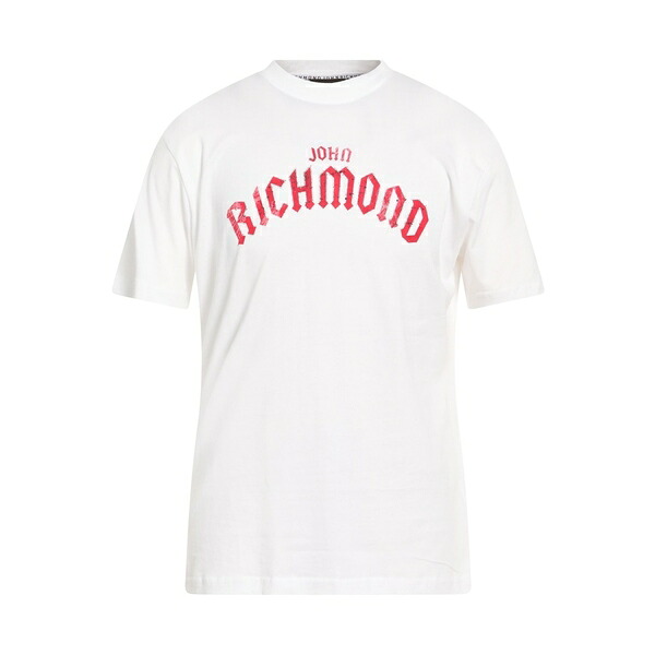 【送料無料】 ジョン リッチモンド メンズ Tシャツ トップス T-shirts White