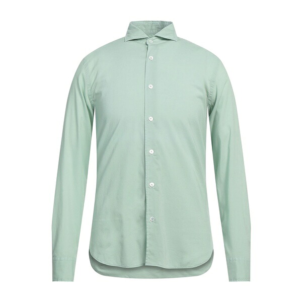 【送料無料】 フェデーリ メンズ シャツ トップス Shirts Green｜asty