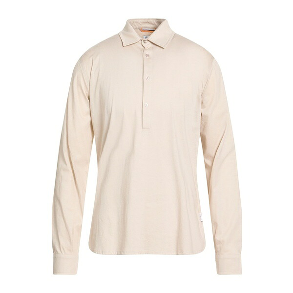 【送料無料】 ディストレット 12 メンズ Tシャツ トップス Polo shirts Beige