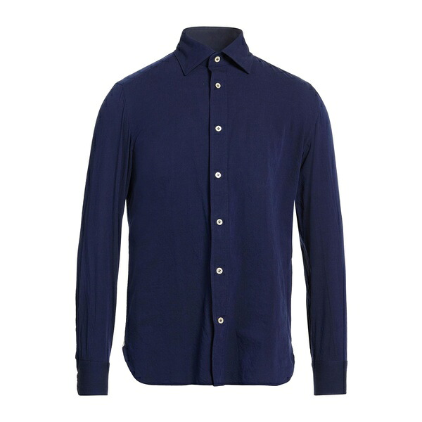 【送料無料】 ルイジ ボレッリ ナポリ メンズ シャツ トップス Shirts Blue