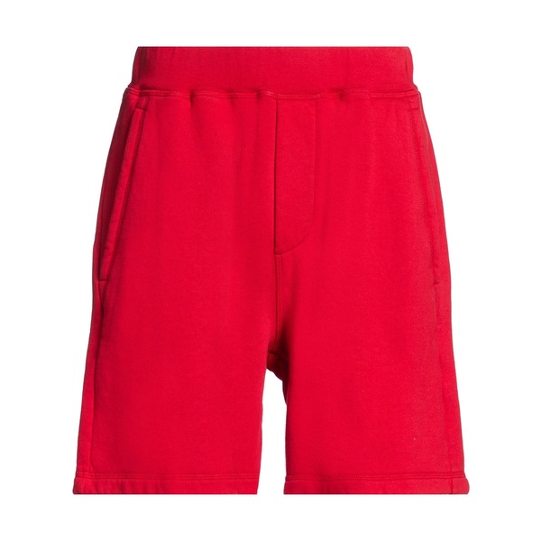 【送料無料】 ディースクエアード メンズ カジュアルパンツ ボトムス Shorts & Bermuda Shorts Red｜asty