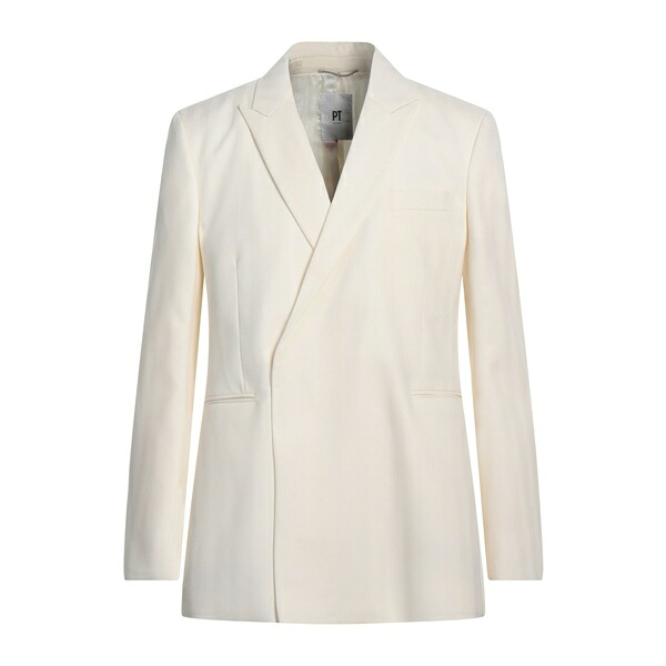 【送料無料】 PTトリノ メンズ ジャケット＆ブルゾン アウター Blazers White｜asty