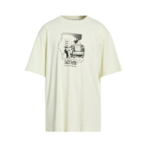 【貨物輸送無料】 デイリー・紙やすり メンズ ティーシャツ トップス T-shirts Green Tシャツ・カットソー-トップス