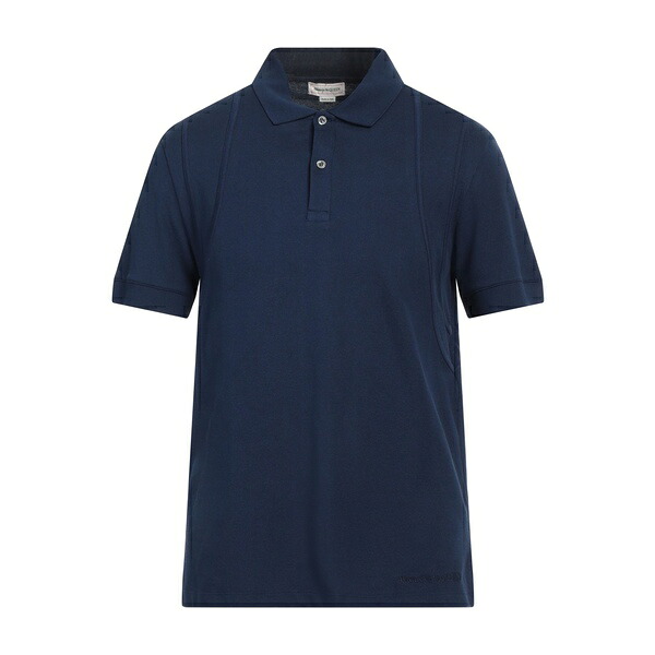【送料無料】 マックイーン メンズ Tシャツ トップス Polo shirts Blue