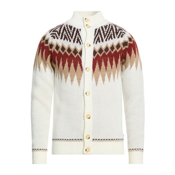 【送料無料】 ヴェルナ メンズ カーディガン アウター Cardigans White 25,012円