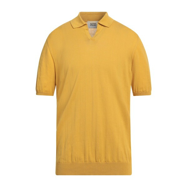 【送料無料】 アルファス テューディオ メンズ ニット&セーター アウター Sweaters Yellow|asty