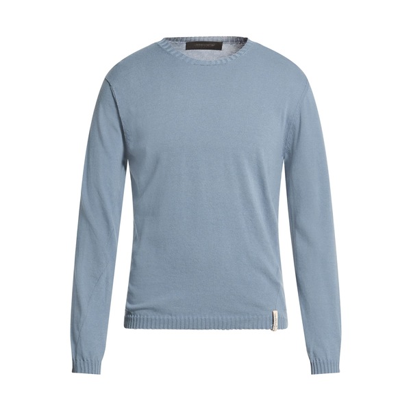 【貨物輸送無料】 メッサジェリエ メンズ 編み物\u0026プルオーバー アウター Sweaters Blue