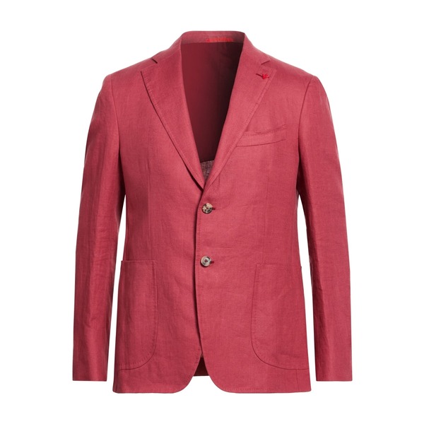 【貨物輸送無料】 イザイア メンズ 上衣＆上衣 アウター Blazers Red