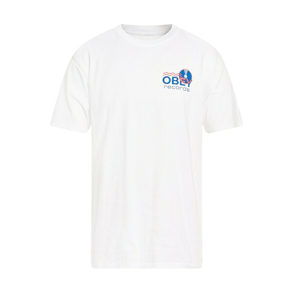 【送料無料】 オベイ メンズ Tシャツ トップス T-shirts White｜asty