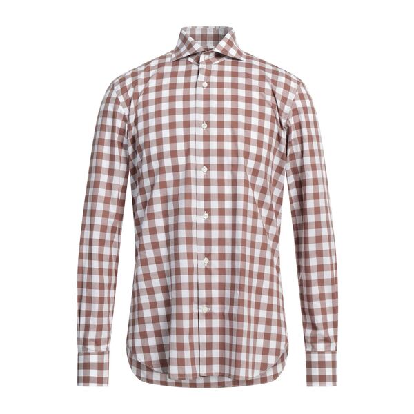 【送料無料】 ボルサ メンズ シャツ トップス Shirts Brown｜asty
