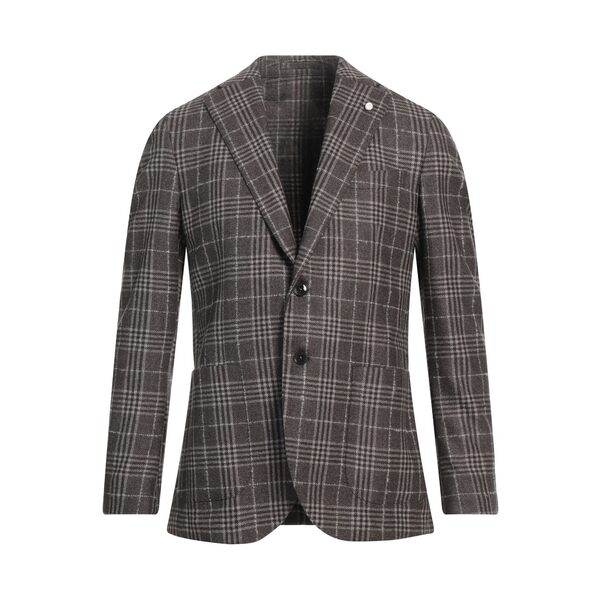 【送料無料】 ルイジ・ビアンキ・マントヴァ メンズ ジャケット＆ブルゾン アウター Blazers Brown