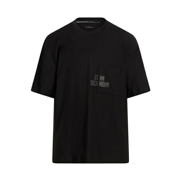 【送料無料】 ジョン リッチモンド メンズ Tシャツ トップス T-shirts Black