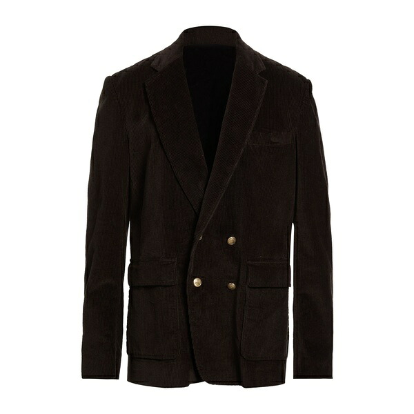【送料無料】 グリフォーニ メンズ ジャケット＆ブルゾン アウター Blazers Brown