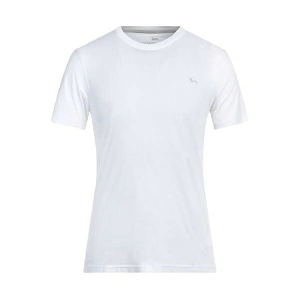 【送料無料】 ハーモント & ブレイン メンズ Tシャツ トップス T-shirts White