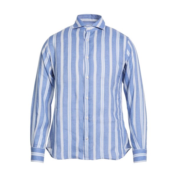 【送料無料】 フェデーリ メンズ シャツ トップス Shirts Azure