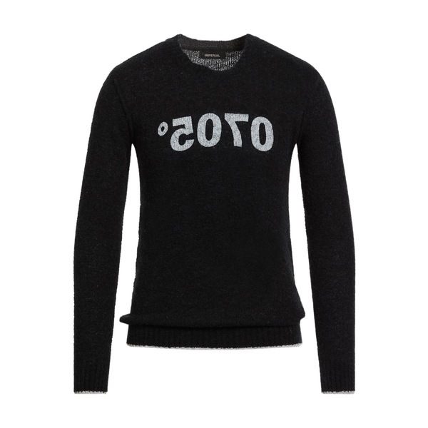 【貨物輸送無料】 インペリアル メンズ 編み物\u0026スウェーター アウター Sweaters Black