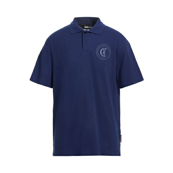 【送料無料】 ロベルトカヴァリ メンズ Tシャツ トップス Polo shirts Blue｜asty