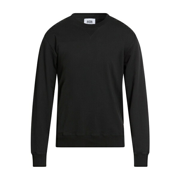 【送料無料】 アルファス テューディオ メンズ パーカー・スウェットシャツ アウター Sweatshirts Black｜asty