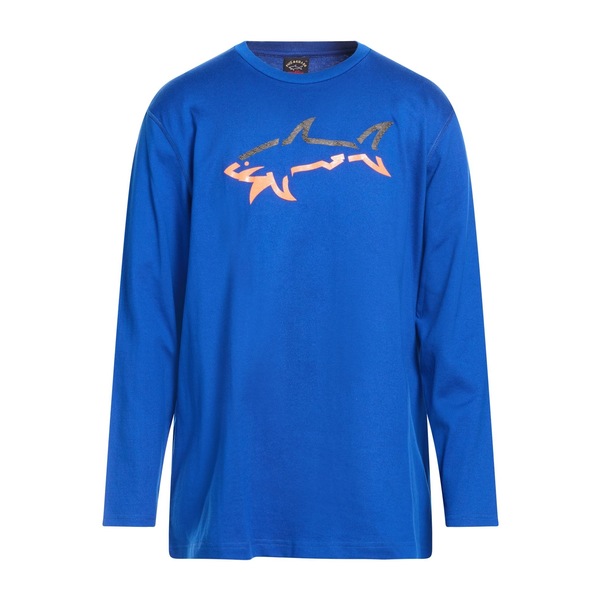 【送料無料】 ポールアンドシャーク メンズ Tシャツ トップス T-shirts Blue｜asty