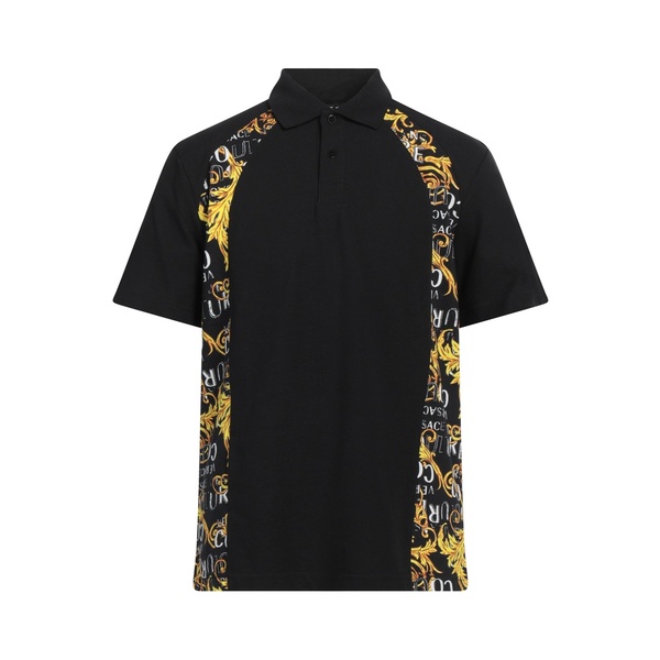 【送料無料】 ベルサーチ メンズ Tシャツ トップス Polo shirts Black 37,570円