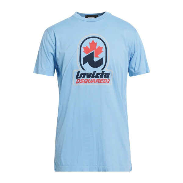 【送料無料】 ディースクエアード メンズ Tシャツ トップス T-shirts Azure|asty