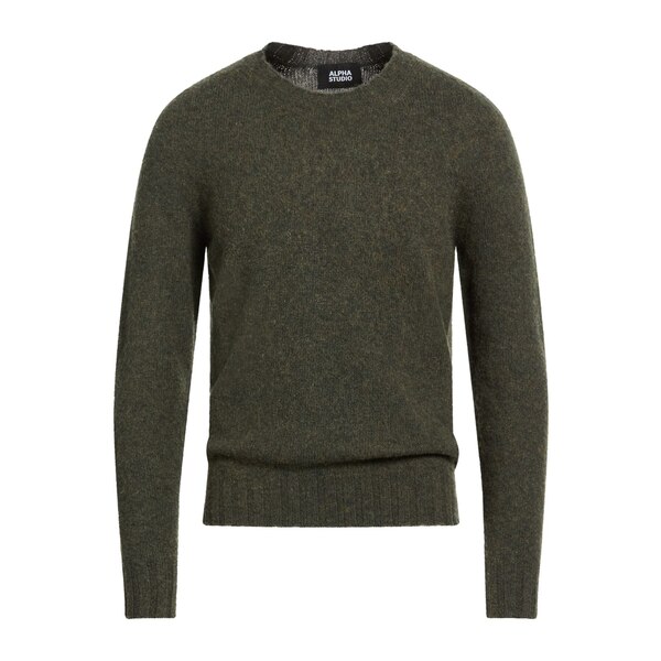 【貨物輸送無料】 アルファス テューディオ メンズ 編み物\u0026スウェーター アウター Sweaters Green