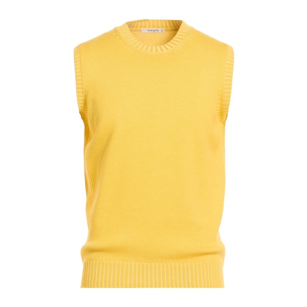 【貨物輸送無料】 カングラ  メンズ 編み物\u0026プルオーバー アウター Sweaters Yellow