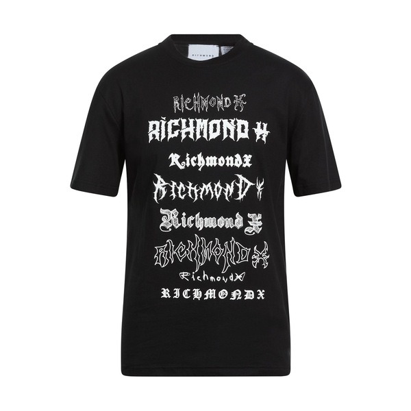 【送料無料】 ジョン リッチモンド メンズ Tシャツ トップス T-shirts Black