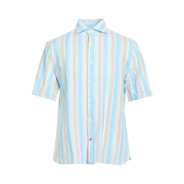 【送料無料】 イザイア メンズ シャツ トップス Shirts Azure|asty