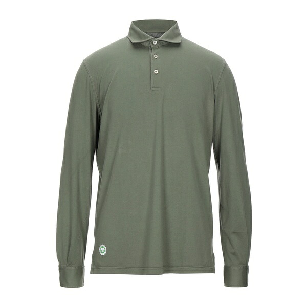 【送料無料】 フェデーリ メンズ Tシャツ トップス Polo shirts Green