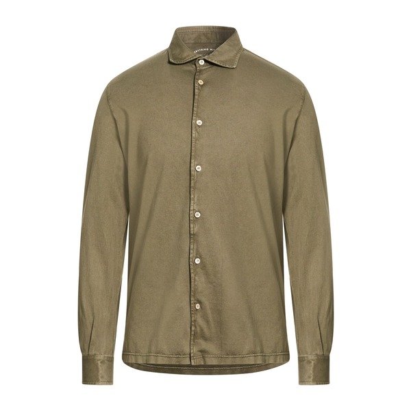 【送料無料】 フェデーリ メンズ シャツ トップス Shirts Green